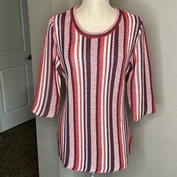 SOFT SURROUNDINGS CROCHET SWEATER - Picture 1 of 6
